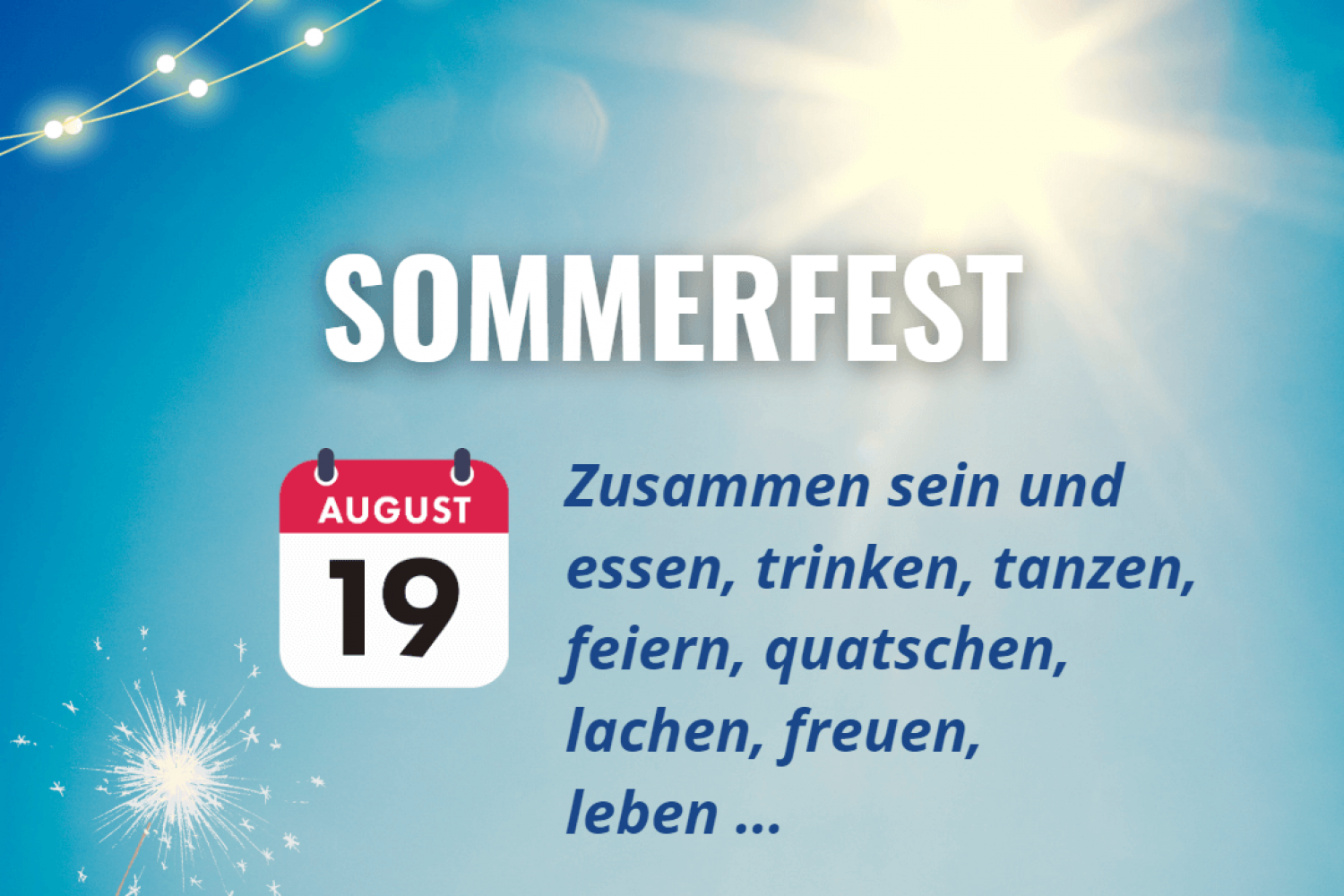 Sommerfest 2023