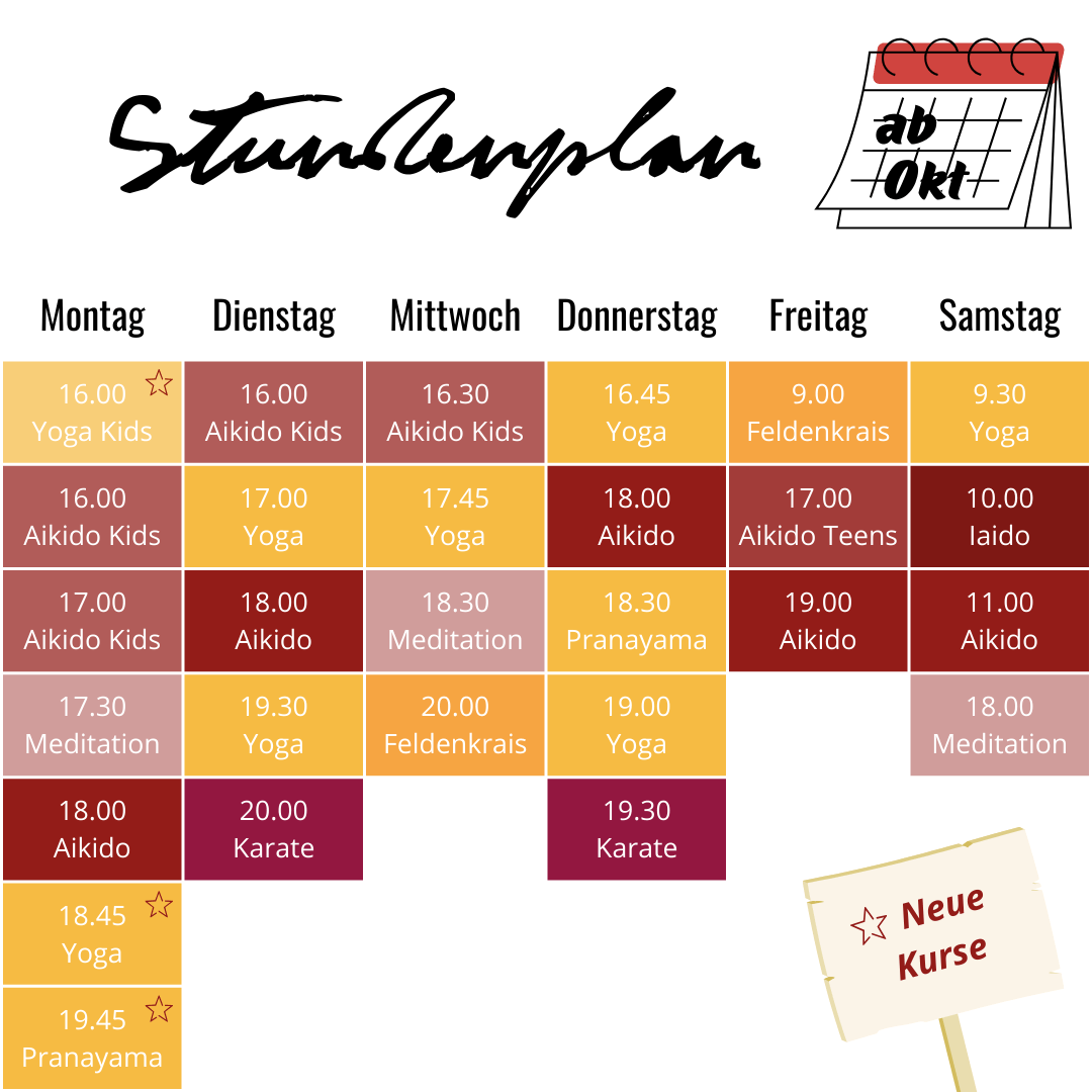 Barbara Von Sell Berufskolleg Stundenplan Aktueller Stundenplan - Bewegung & Lebenskunst Bonn